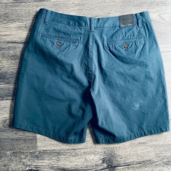 NWT Bonobos, Stretch Washed Chino Short 2.0, After Midnights (Blue), 33" - Picture 9 of 10